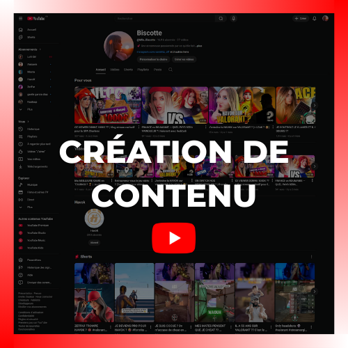 Création de contenu